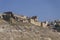 View to the crusader castle Kerak (Al karak)