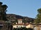 View to the cultivated southern French coastal mountains near Cassis, the development took place with holiday and leisure property