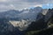 View to Dachstein massif with glacier from Grosser Donnerkogel