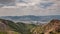 View to downtown Los Angeles and San Fernando Valley from Verdugo Mountains