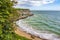 View to Dumpton Gap Broadstairs Kent coast England