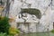 View to the Dying Lion monument in Lucerne, Switzerland.