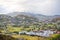 View to the eastern part of Saint Kitts island and to Nevis