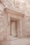 View to Entrance vestibule of the Diocletian`s palace peristyle