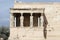 View to Erechtheum Temple with Porch of the Caryatids, Acropolis, Athens