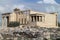 View to Erechtheum Temple with Porch of the Caryatids, Acropolis, Athens