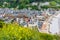 View to Etretat, France from above