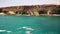 View to famous Ajuy stone beach in the south of Fuerteventura, second biggest Canary island, Spain.