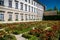 View to famous castle Mirabell with nice garden in Salzburg, Austria