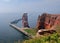 View To The Famous Rusty Sea Stack Lange Anna Of The North Sea Island Helgoland