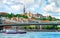 View to fishermans bastion in Budapest city