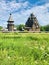 View to fully wooden Orthodox Church -near Saint Petersburg