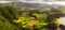 View to the Furnas city and valley