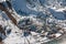 View to Gokyo village in Everest region, Nepal