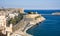 View to Grand Harbour of Valetta