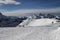 View to Grandes Jorasses Mountain Range from Samoens Tetes Des Saix 2118m