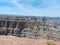 view to grey rocks in the grand canyon