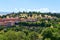 View to the hillside houses of Segovia