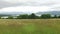 View to lake and farmland at connemara in ireland 52