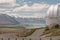 View to lake Tekapo from Mt John Observatory