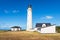 View to the lighthouse Hirtshals Fyr in Denmark