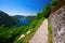 View to Lugano city, Lugano lake and Monte San Salvatore from Mo