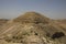 View to the Machaerus and Herod Castle ruins, Jordan. Place of e