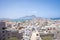 View to the main port of Mindelo on the island of Sao Vicente,