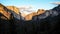 View to the majestic Yosemite Valley