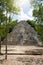 View to the Mayan Nohoch Mul pyramid in Coba