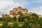 View to the medieval castle in Berze Berze-la- Ville