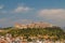 View to the medieval fortress in Selcuk