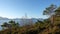 View to Midsund island in the Romsdalfjord near Molde, Norway