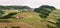 View to Monforte d`Alba. Landscape Langhe vineyards. Viticulture near Barolo, Piedmont, Italy, Unesco heritage.