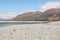 View to mount Peel from riverbank of Rangitata River