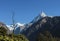 View to mountain Machapuchare