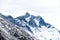 View to the mountains from Deboche village. Nepal, Himalayan mountains