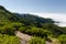 View to the north coast of Madeira island from Trail to Pico Ruivo, Madeira, Portugal