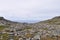 View to the Norwegian sea and Vega archipelago from a GullsvÃ¥gfjellet Mountain on Vega island