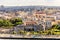 View to old fortress on Malecon street and old city center, Havana, Cuba