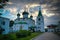 View to Orthodox Pechersky Ascension Monastery, Nizhny Novgorod, Russia