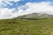 View to plain and hills at connemara in ireland