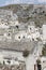 View to the quarter of the ancient city of Matera.