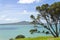 View to Rangitoto Island from North Head Auckland New Zealand