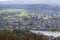 View to Rhine from Petersberg in Koenigswinter