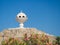 View to the Riyam Park monument dome. Muscat, Oman. Copy space.