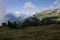 View to Rofan Alps, The Brandenberg Alps, Austria, Europe