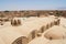 View to the roofs of the old buildings in the historical part of the Yazd city, Iran.