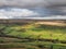 View to the Rosedale Ironstone Railway and ruins of the kilns, North York Moors