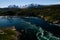 View to Saltstraumen sea whirlpools in Norway